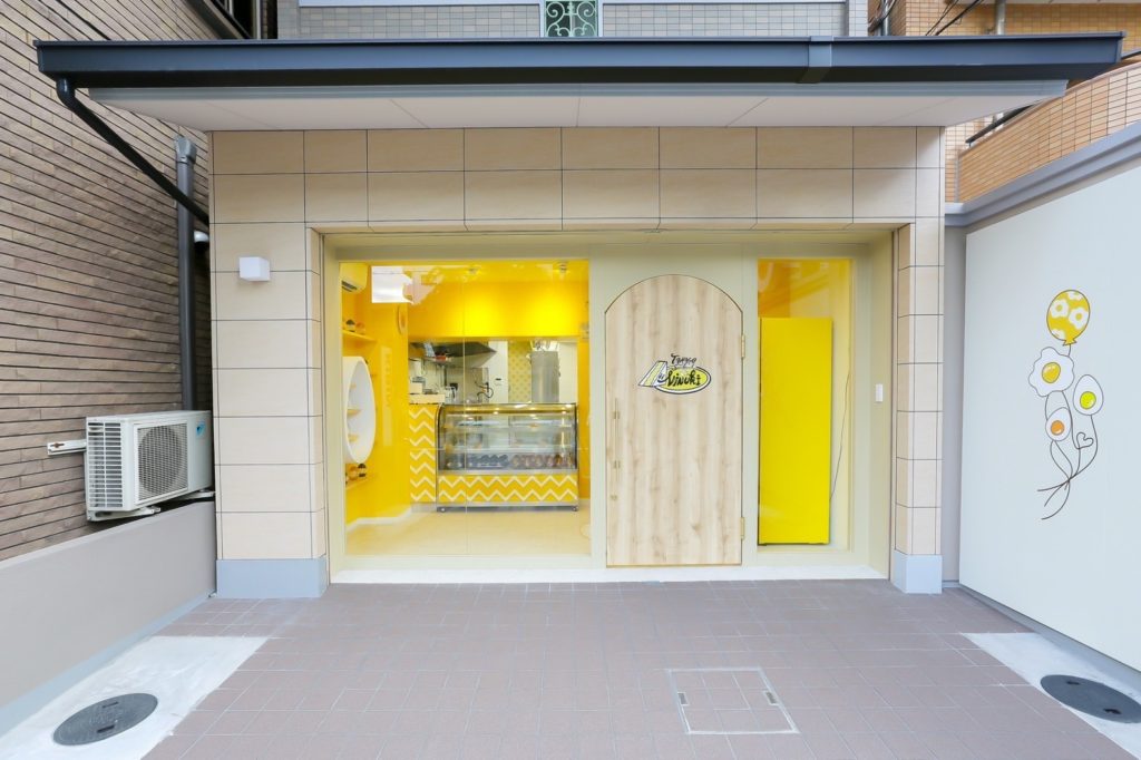 滋賀 設計士 住宅 京都市、西洞院松原 たまごサンド専門店